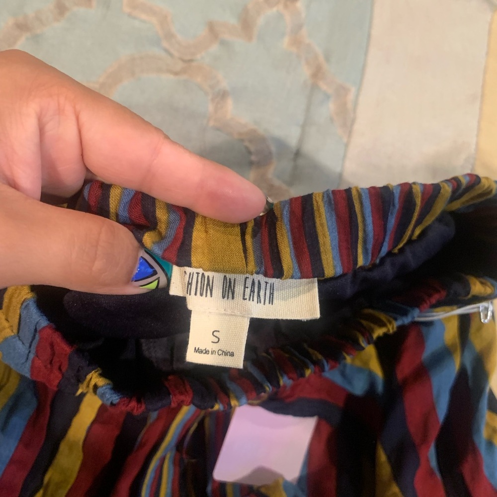 Striped split pants - Picture 9 of 9